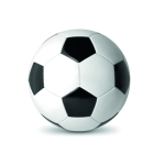 Football made of PVC as a promotional item white/black colour