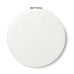 Pocket mirror with magnetic closure for promotions white colour third view