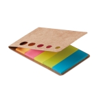 Fun, colourful sticky note pad as a promotional gift beige colour