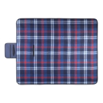 Acrylic picnic blanket for summer events, foldable blue colour third view