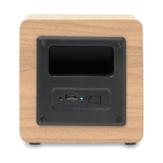 Affordable wireless wooden speaker with amp wood colour third view