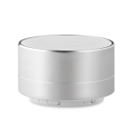 Elegant Bluetooth speaker made of aluminium matt silver colour