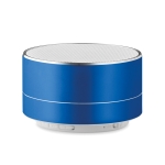 Elegant Bluetooth speaker made of aluminium royal blue colour