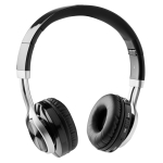 Modern headband headphones in black and white black colour