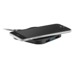 Wireless charger for smartphones black colour fourth view