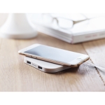 Wireless charger for smartphones white colour ambient view