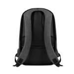 Laptop backpack made of polyester with USB port, 13'' black colour fourth view