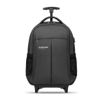 Business trolley backpack, laptop compartment, 15” grey colour third main view