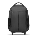 Business trolley backpack, laptop compartment, 15” grey colour fifth view