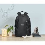 Laptop backpack, 15'' black colour main ambient view