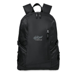 Laptop backpack, 15'' black colour main view