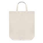 Cotton shopping bag, foldable, 100 g/m2 white colour