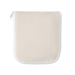 Cotton shopping bag, foldable, 100 g/m2 white colour second view