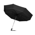 Foldable automatic reversible umbrella with matching cover black colour fourth view