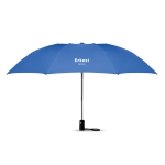 Foldable automatic reversible umbrella with matching cover royal blue colour main view