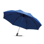 Foldable automatic reversible umbrella with matching cover royal blue colour second main view