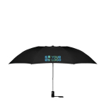 Foldable automatic reversible umbrella with matching cover view with print area