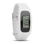 Sports watch with step and calorie counter for runners white colour