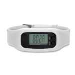 Sports watch with step and calorie counter for runners white colour fifth view