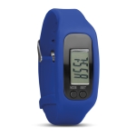 Sports watch with step and calorie counter for runners royal blue colour