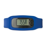 Sports watch with step and calorie counter for runners royal blue colour fifth view