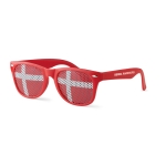 Fun fan glasses in different country flags for sports events multicolour colour second main view