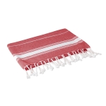 Beach towel made of cotton in different colours red colour second view