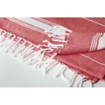 Beach towel made of cotton in different colours red colour third view