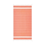 Beach towel made of cotton in different colours orange colour