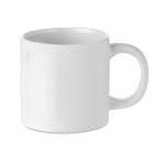 White coffee cups specifically for sublimation, 200 ml white colour