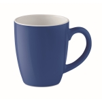 Ceramic, coloured coffee mug, for promotions, 290 ml royal blue colour