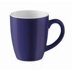 Ceramic, coloured coffee mug, for promotions, 290 ml ultramarine blue colour