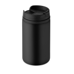 Thermo mug, stainless steel for promotional gifting, 250 ml black colour