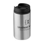 Thermo mug, stainless steel for promotional gifting, 250 ml matt silver colour second main view