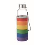 Water bottle with sleeve, promotional gift, 500 ml multicolour colour second view