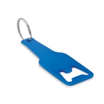 Bottle-shaped bottle opener for promotions blue colour second view