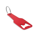 Bottle-shaped bottle opener for promotions red colour second view