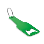 Bottle-shaped bottle opener for promotions green colour second view