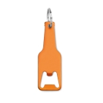 Bottle-shaped bottle opener for promotions orange colour