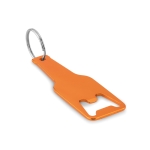 Bottle-shaped bottle opener for promotions orange colour second view