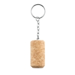 Original bottle cork keyring for caterers beige colour