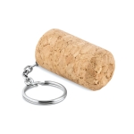 Original bottle cork keyring for caterers beige colour third view