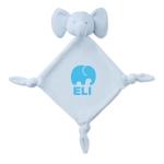 Baby blanket with plush toy head, for promotions main view