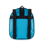 Backpack with a motif for children to colour in turquoise colour second view