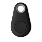 Keyring with Bluetooth key finder as a trade fair gift black colour