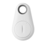 Keyring with Bluetooth key finder as a trade fair gift white colour second view