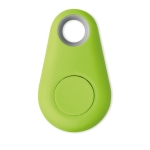 Keyring with Bluetooth key finder as a trade fair gift lime colour