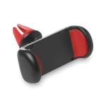 Mobile phone holder clip for car vents, rotates 360 degrees red colour