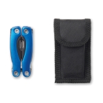 Multifunctional stainless steel tool with pliers blue colour