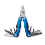 Multifunctional stainless steel tool with pliers blue colour fourth view